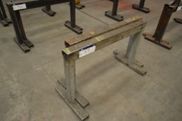 One Pair of Steel Trestles, each approx. 1.3m x 800mm high