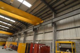 Double Sided Sectional Steel RSJ Girder Runway, each side approx. 48m long (reserve removal –