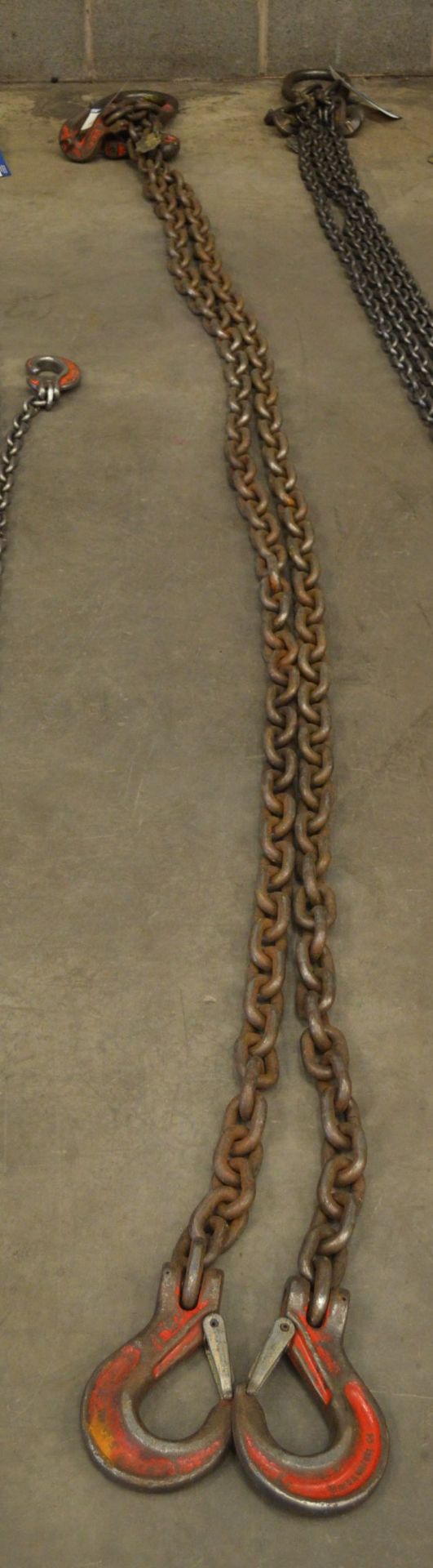 Weissemfels Two Leg Chain Sling, approx. 3.7m long, with tensioners