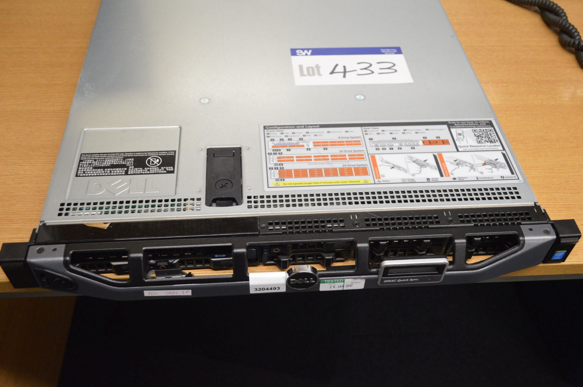 Dell Poweredge R630 Rack Mount Server, with Intel Xeon Processor (kindly offered for sale on - Image 3 of 4