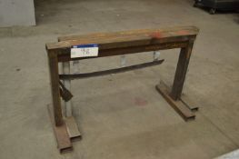 One Pair of Steel Trestles, each approx. 1.3m x 810mm high