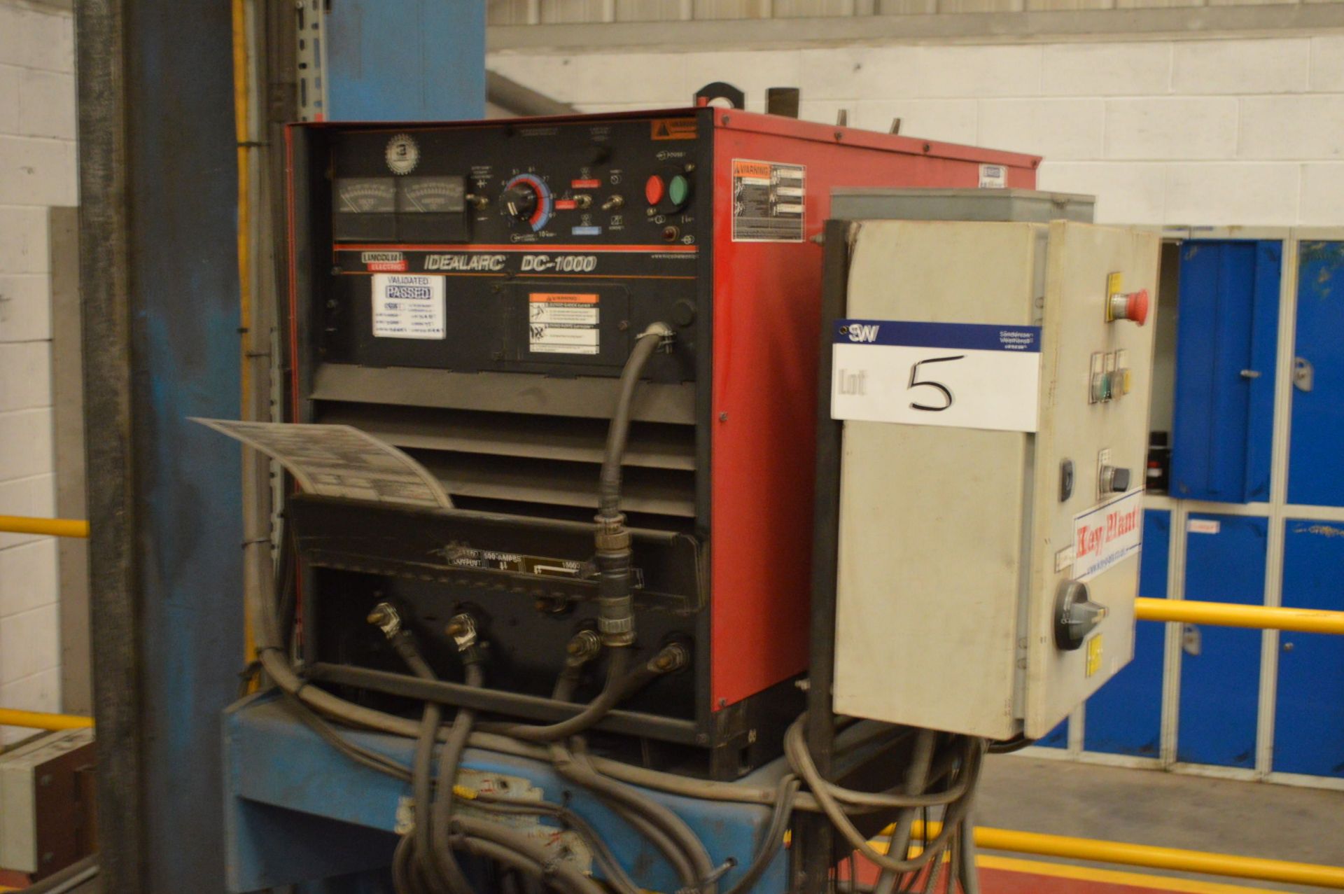 Key 4m x 4m HD SUB ARC COLUMN & BOOM WELDER, serial no. 2216, with Lincoln Idealarc DC-1000 - Image 2 of 5