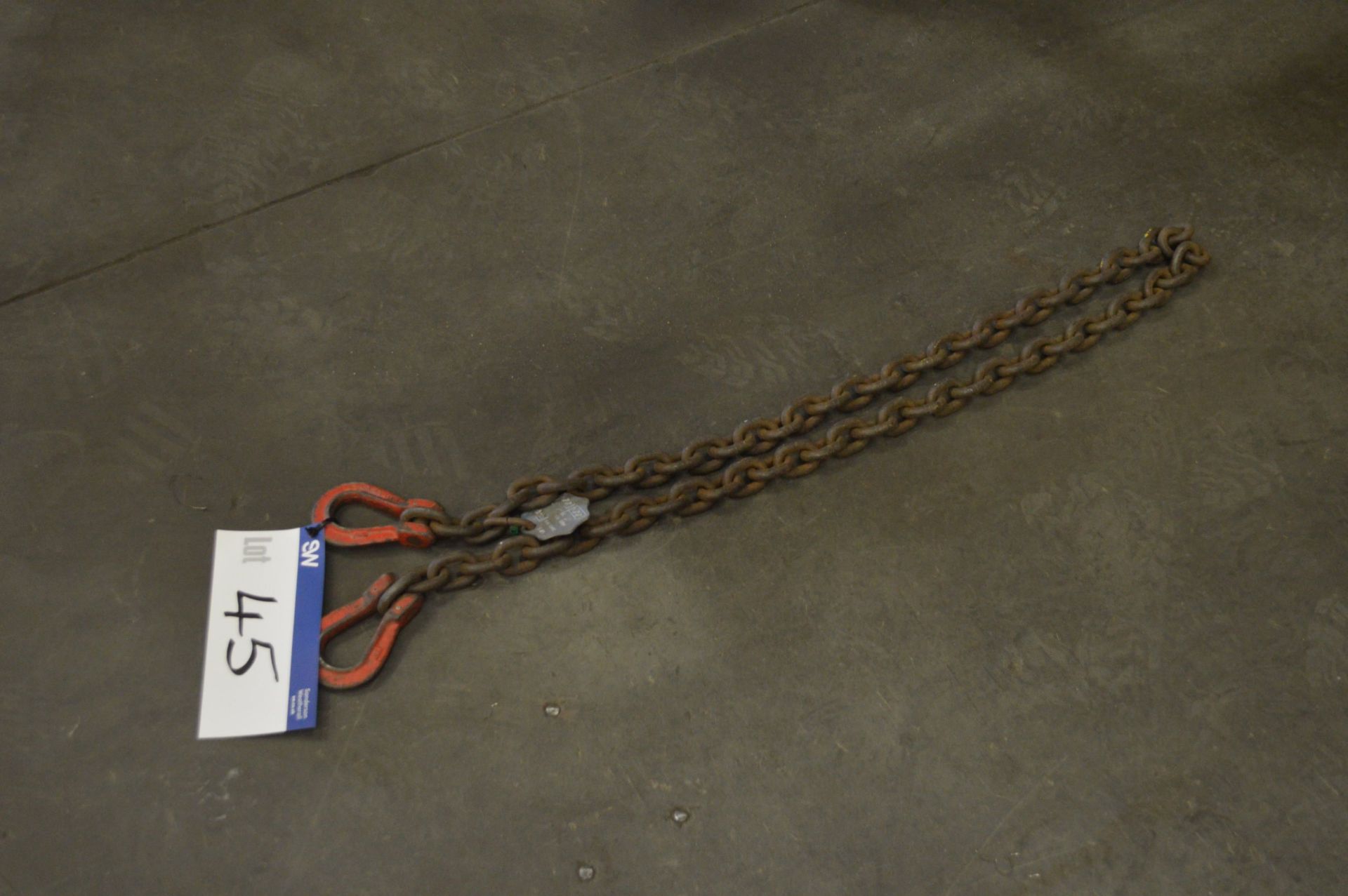 Kuplex Single Leg Chain Sling, approx. 2m long