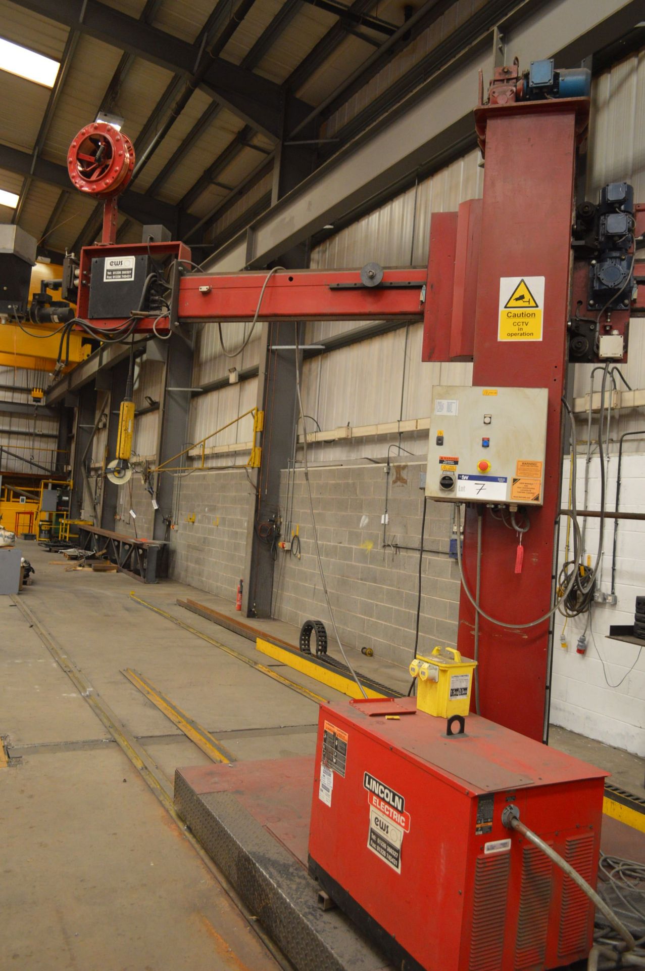 Lincoln Electric RDA-MM3030 COLUMN & BOOM WELDER, serial no. JM-0302, with Lincoln Electric DC1000 - Image 4 of 5