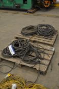 Hose, on two pallets