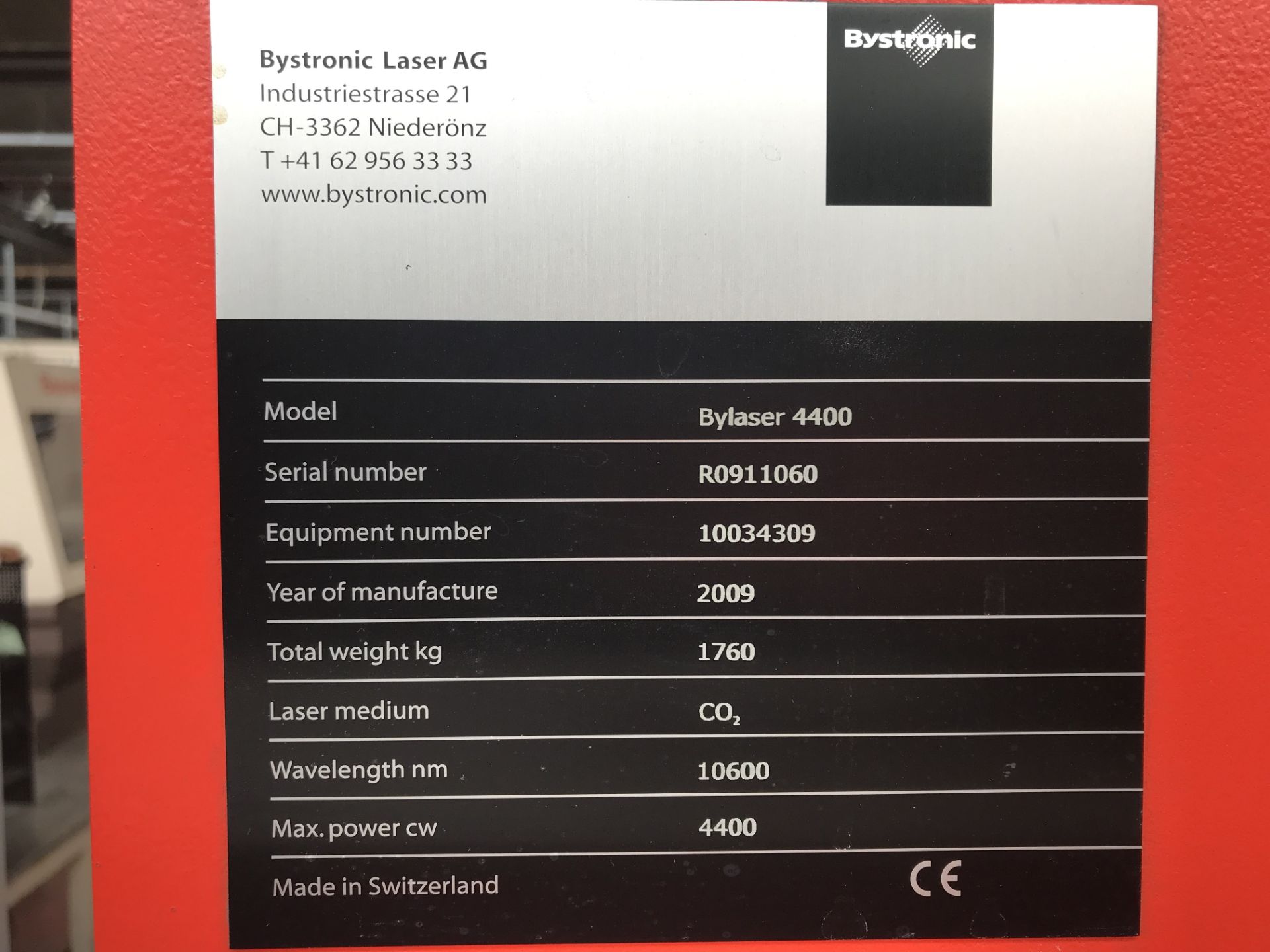 Bystronic BYSPEED 3015 CNC LASER CUTTER, serial no. 784, year of manufacture 2008, cap. 1500mm x - Image 11 of 11