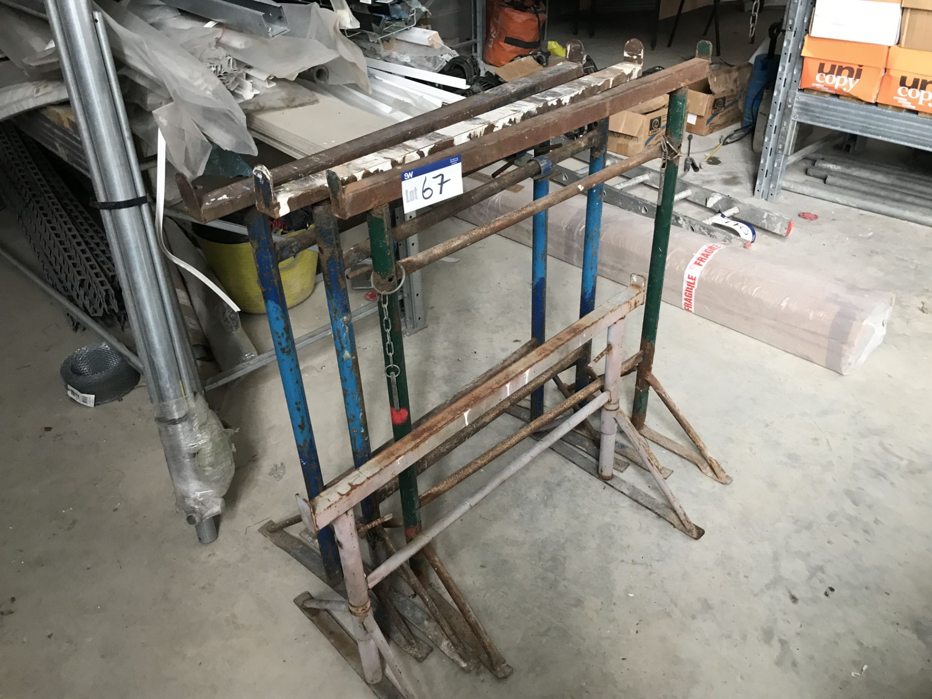 Four Steel Trestles