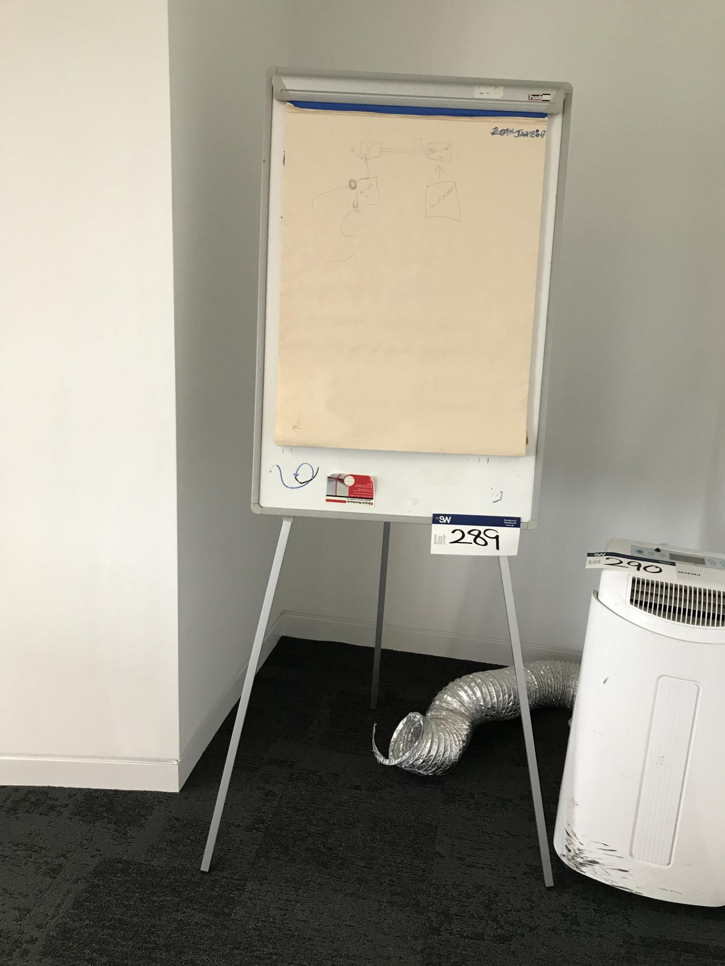 Freestanding White Board