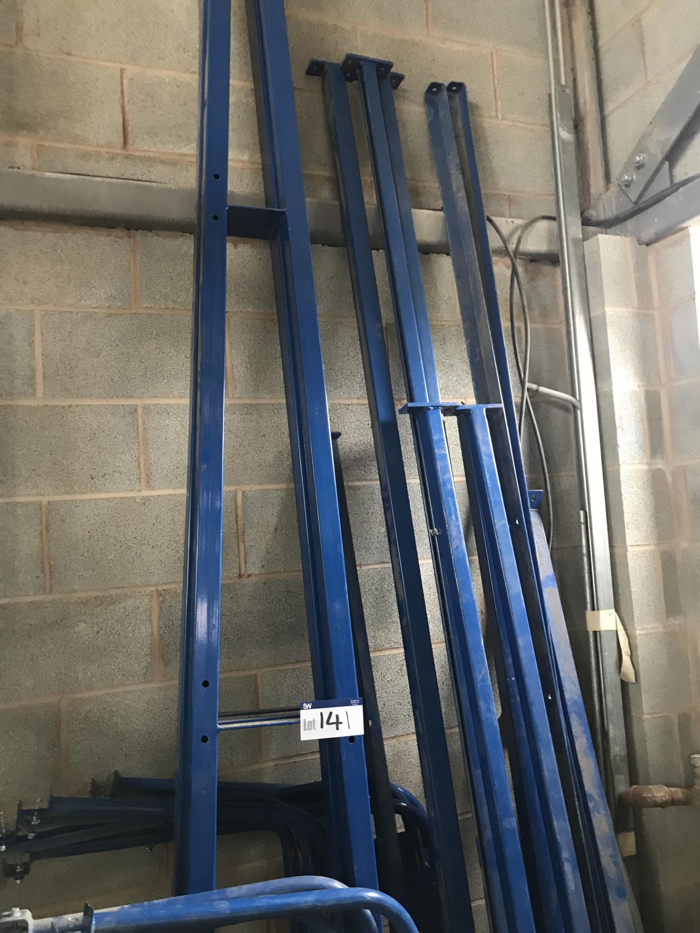 Assorted Steel Frames/ Railing, as set out against wall - Bild 2 aus 3