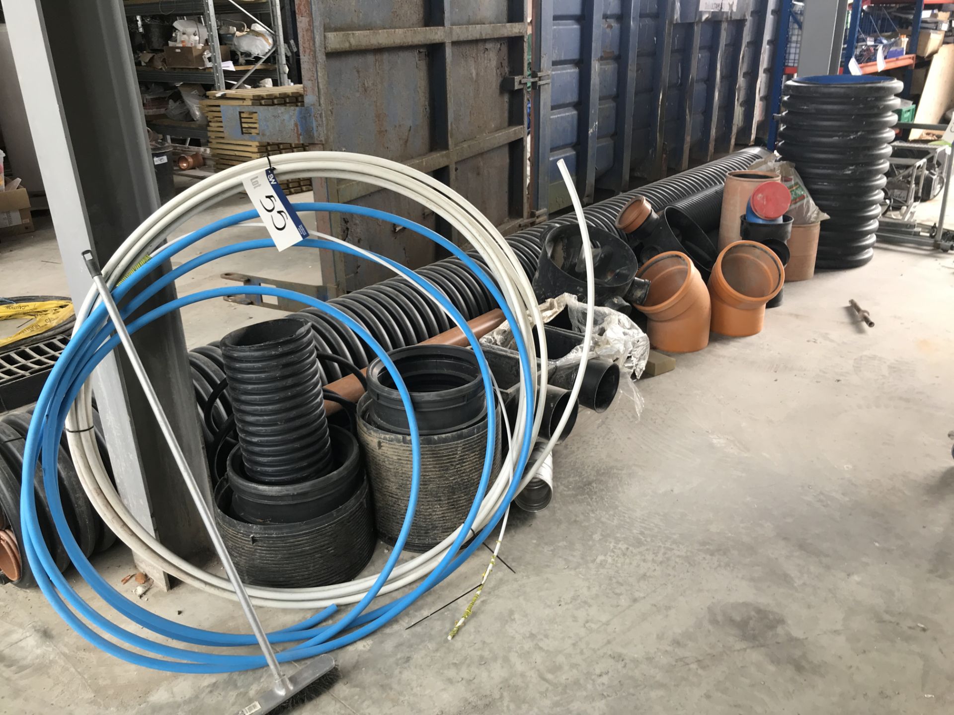 Assorted Piping & Hoses, as set out in one area