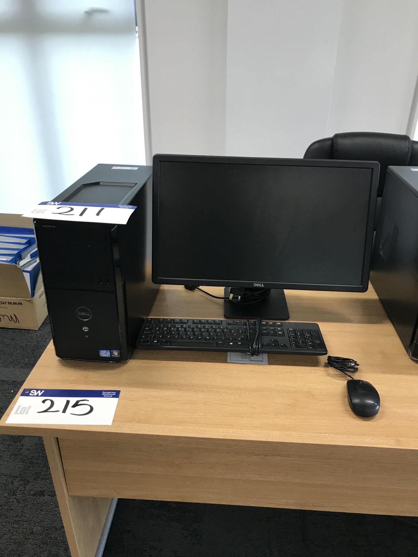 Dell Vostro Intel Core i3 Personal Computer, with flat screen monitor, keyboard and mouse (hard disk