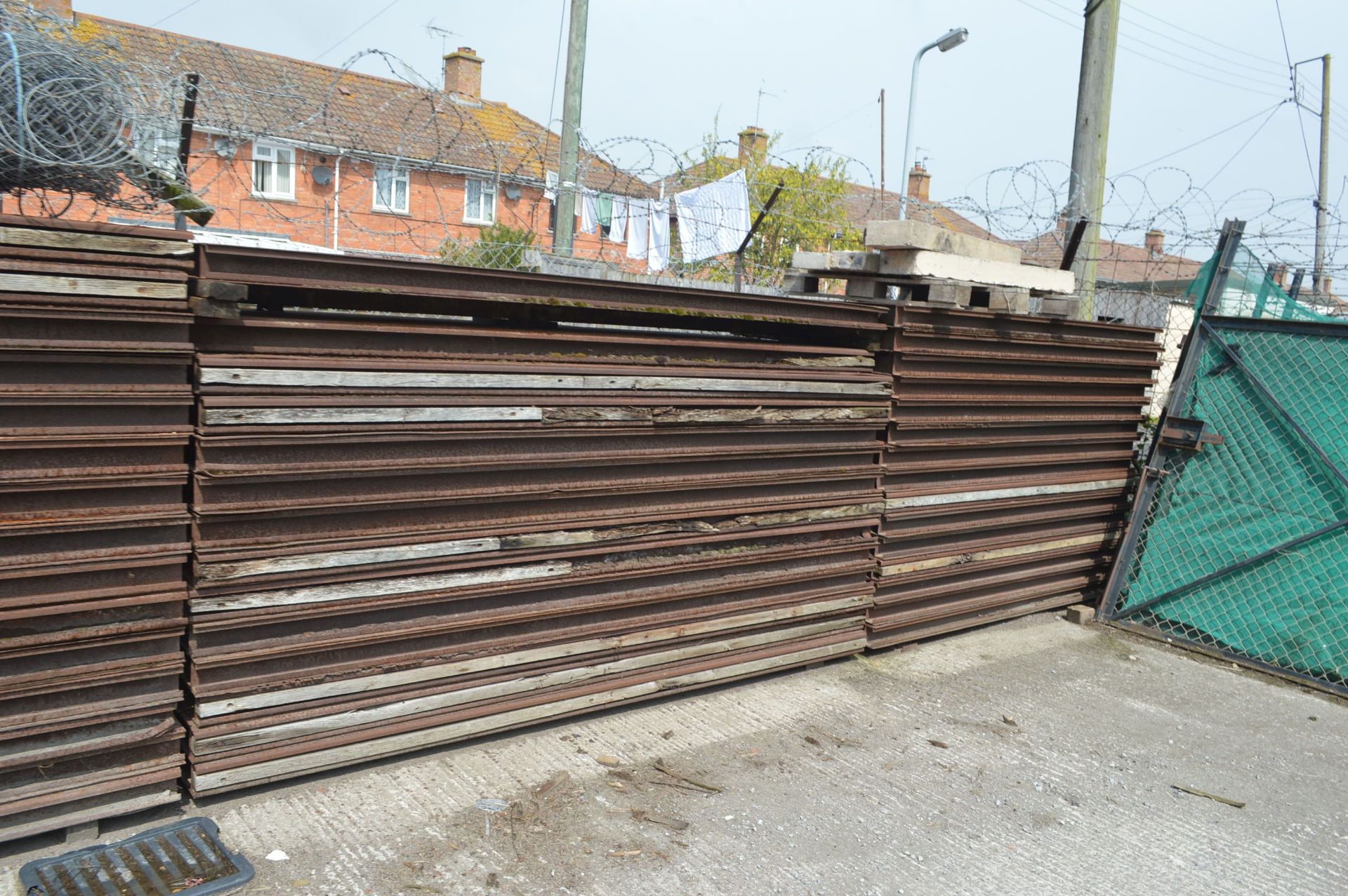 Approx. 213 TWIN WALL STEEL BIN PANELS, mainly 2.27m/ 2.88m x 1.2m x 95mm - Image 6 of 7
