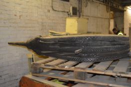 Timber & Leather Bellows, 1.9m long overall