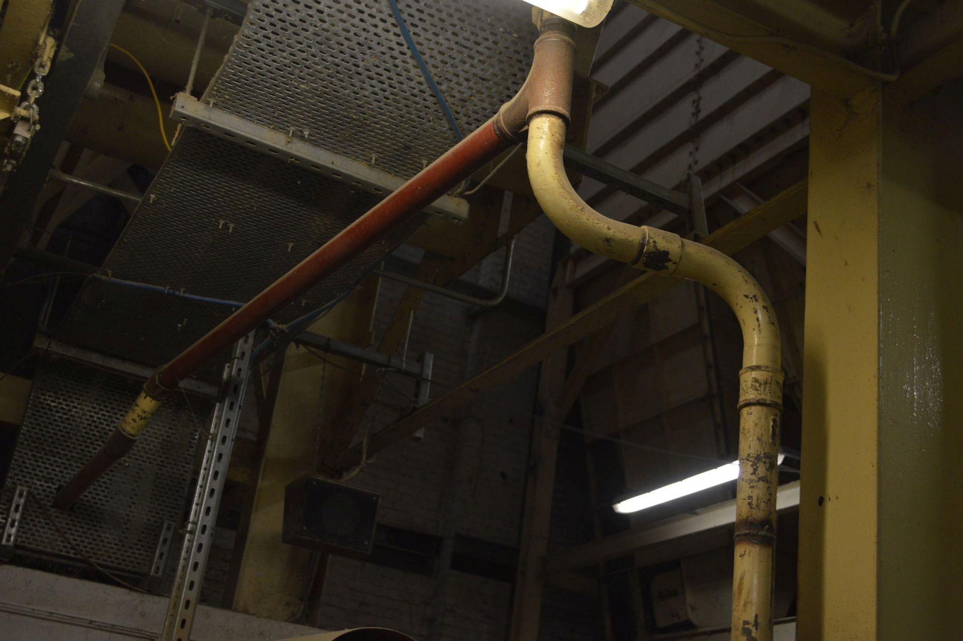 Approx. 60mm dia. Steel Central Vacuum System Piping, throughout mill - Image 6 of 6
