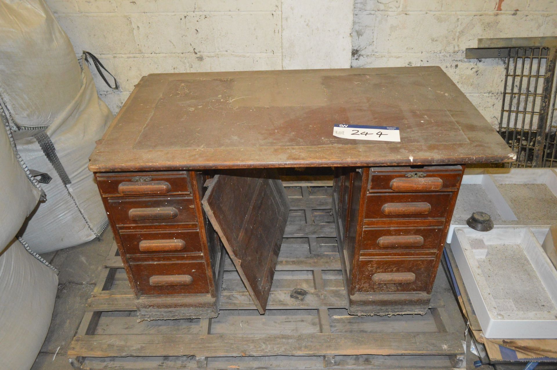 Double Pedestal Desk