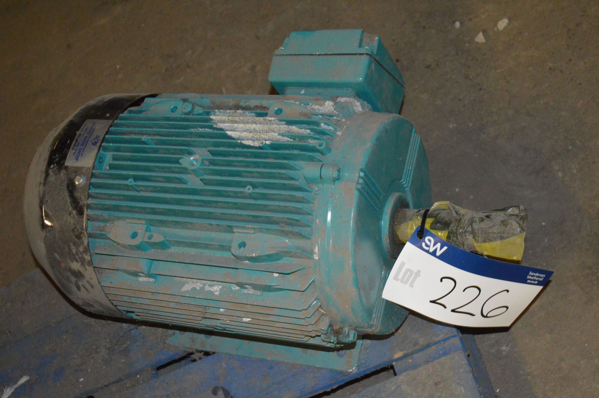 Brook 11kW Electric Motor (unused), type WU-DA160MJ-IE2, 1465rpm