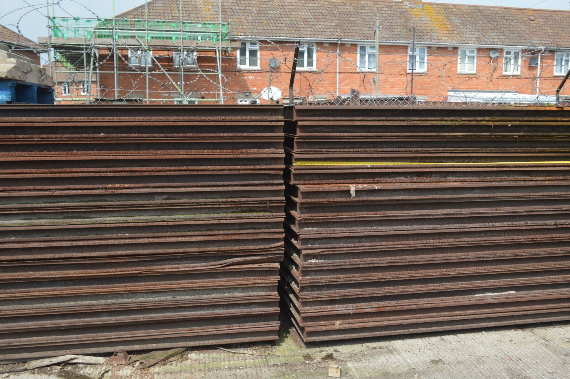 Approx. 213 TWIN WALL STEEL BIN PANELS, mainly 2.27m/ 2.88m x 1.2m x 95mm - Image 4 of 7