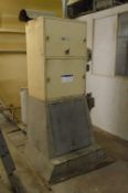 DCE Unimaster Sack Tip/ Dust Filter Unit, with electro-pneumatic slide on discharge