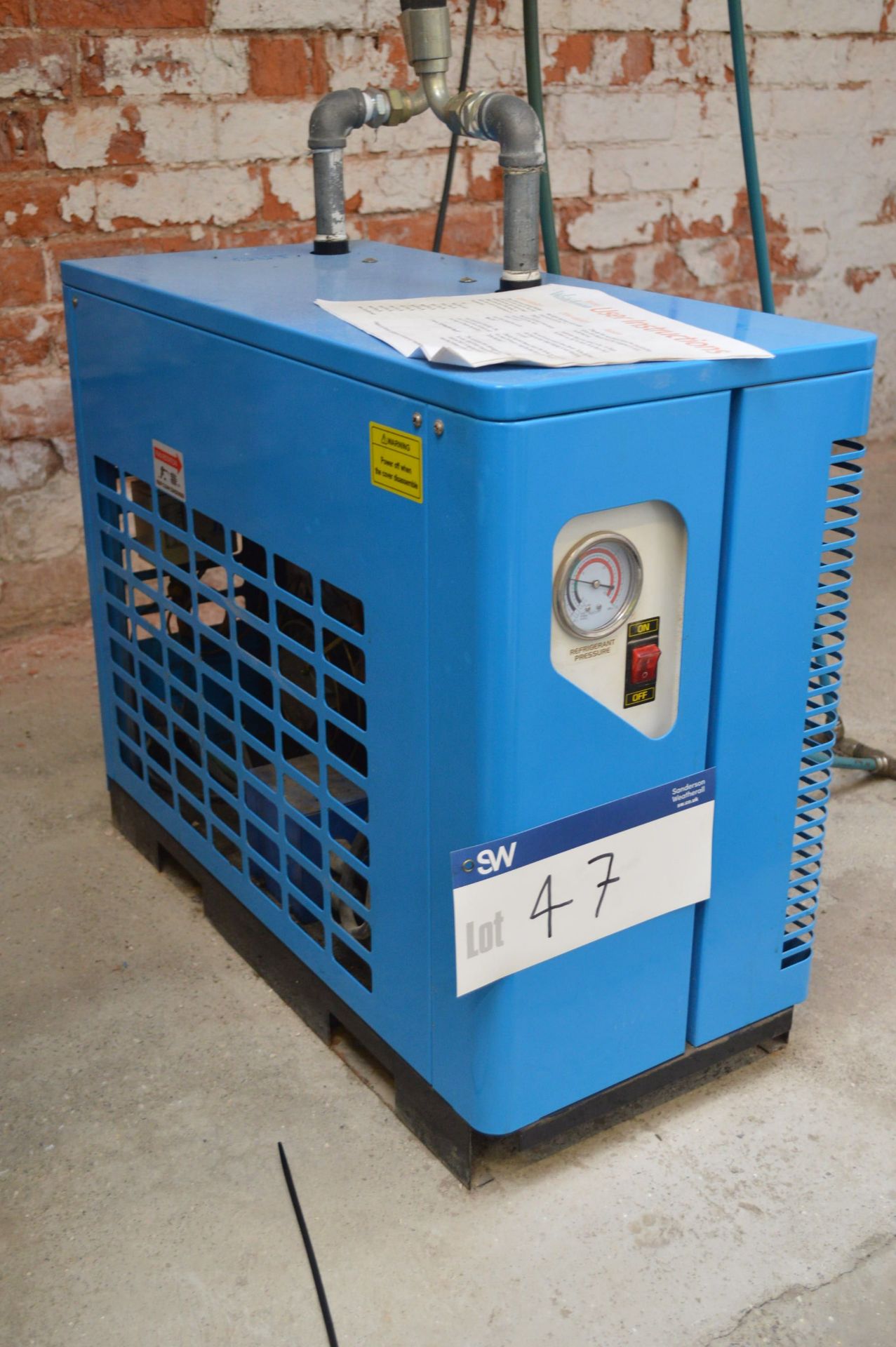 Hi-Line CDA100 Air Dryer, serial no. 1090S0088, refrigerant R134a, with two filters - Image 2 of 4