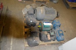 Approx. Eight Electric Motors, on pallet