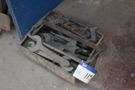 Two Toolboxes, with contents including mainly spanners