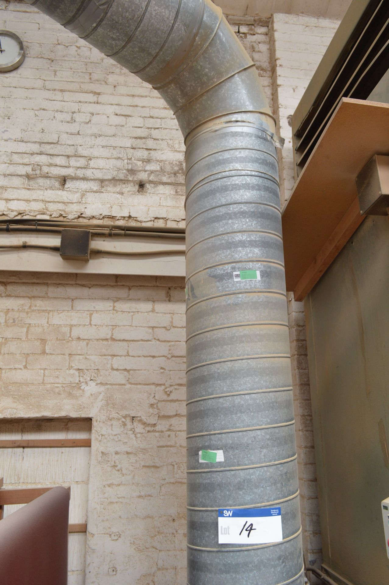 Spiral Would Galvanised Steel Ducting to Three Machines
