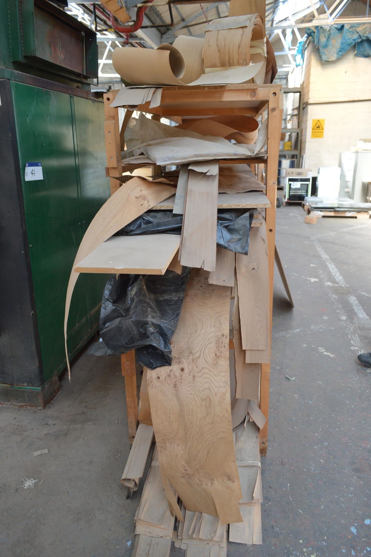 Timber Rack & Contents, comprising mainly veneers - Image 3 of 3