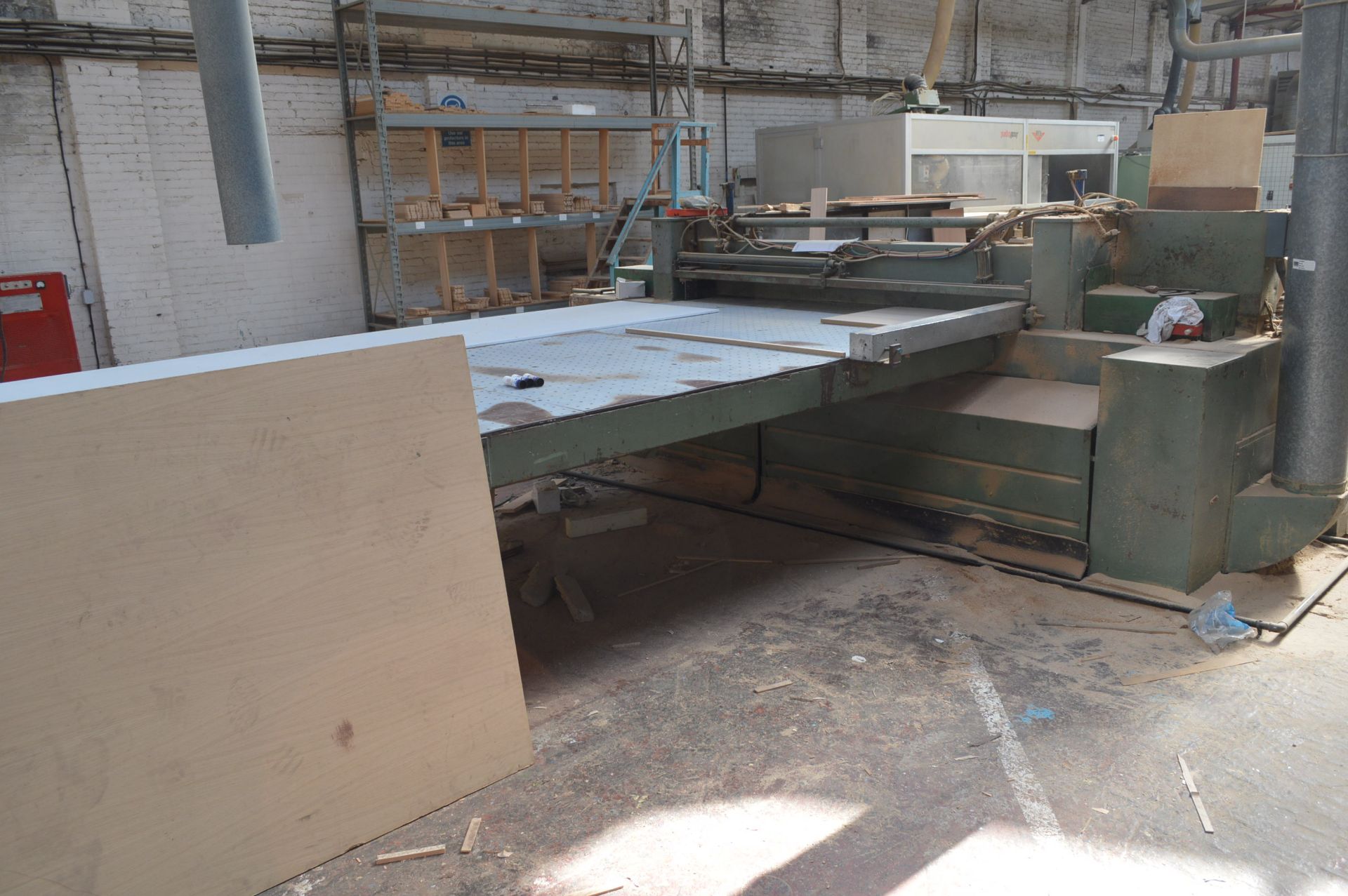 Gibenmatic 2m CROSS CUT SAW, with vacuum bed, approx. 3.3m x 2m - Image 3 of 7