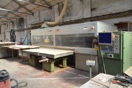 Rye MA 1515 TP 3000 x 1500 TWIN BED CNC ROUTER, serial no. 154, lifting layout A3 MA 1671, weight