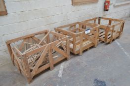 Three Timber Crates