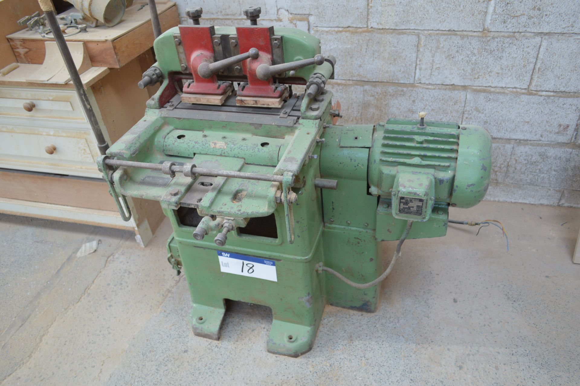 Brookman 15RMM Dovetailing Machine, serial no. 2100-132-1