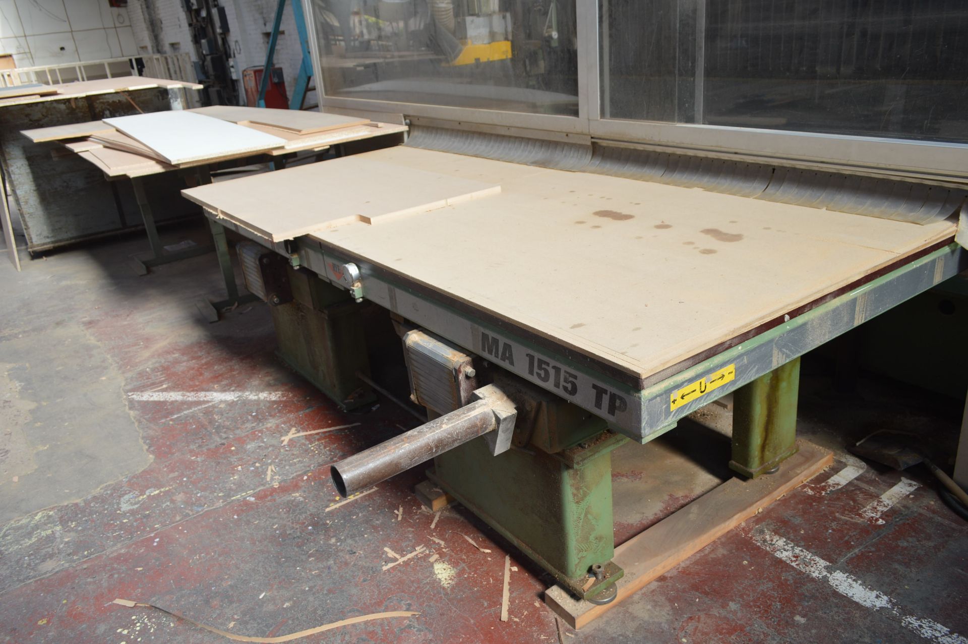 Rye MA 1515 TP 3000 x 1500 TWIN BED CNC ROUTER, serial no. 154, lifting layout A3 MA 1671, weight - Image 4 of 14