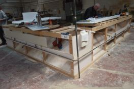 U-Shaped Assembly Bench (no contents)