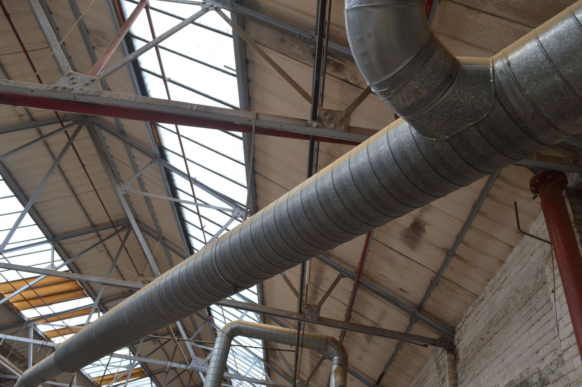 Spiral Would Galvanised Steel Ducting to Three Machines - Image 2 of 3