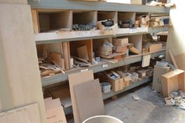 Residual Contents of Steel Rack, comprising assorted cabinet equipment