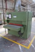 Gebr Butfering AWS1100mm WIDE BELT SANDER, serial no. 9925417, year of manufacture 1988