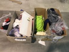Assorted Clothing, as set out in three boxes