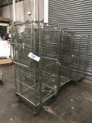 Three Wire Mesh Cage Trolleys