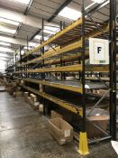 Link 51 11-Bay Mainly Five-Tier Boltless Pallet Racking, each bay approx. 2.8m long x 4m high x