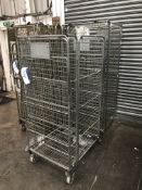 Two Wire Mesh Cage Trolleys