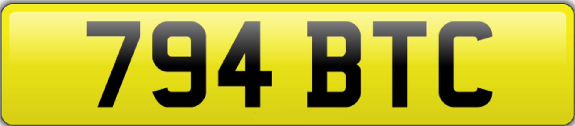 794 BTC - Cherished Registration Number (currently