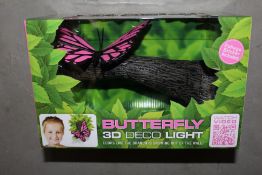 Ten Butterfly 3D Deco Lights
