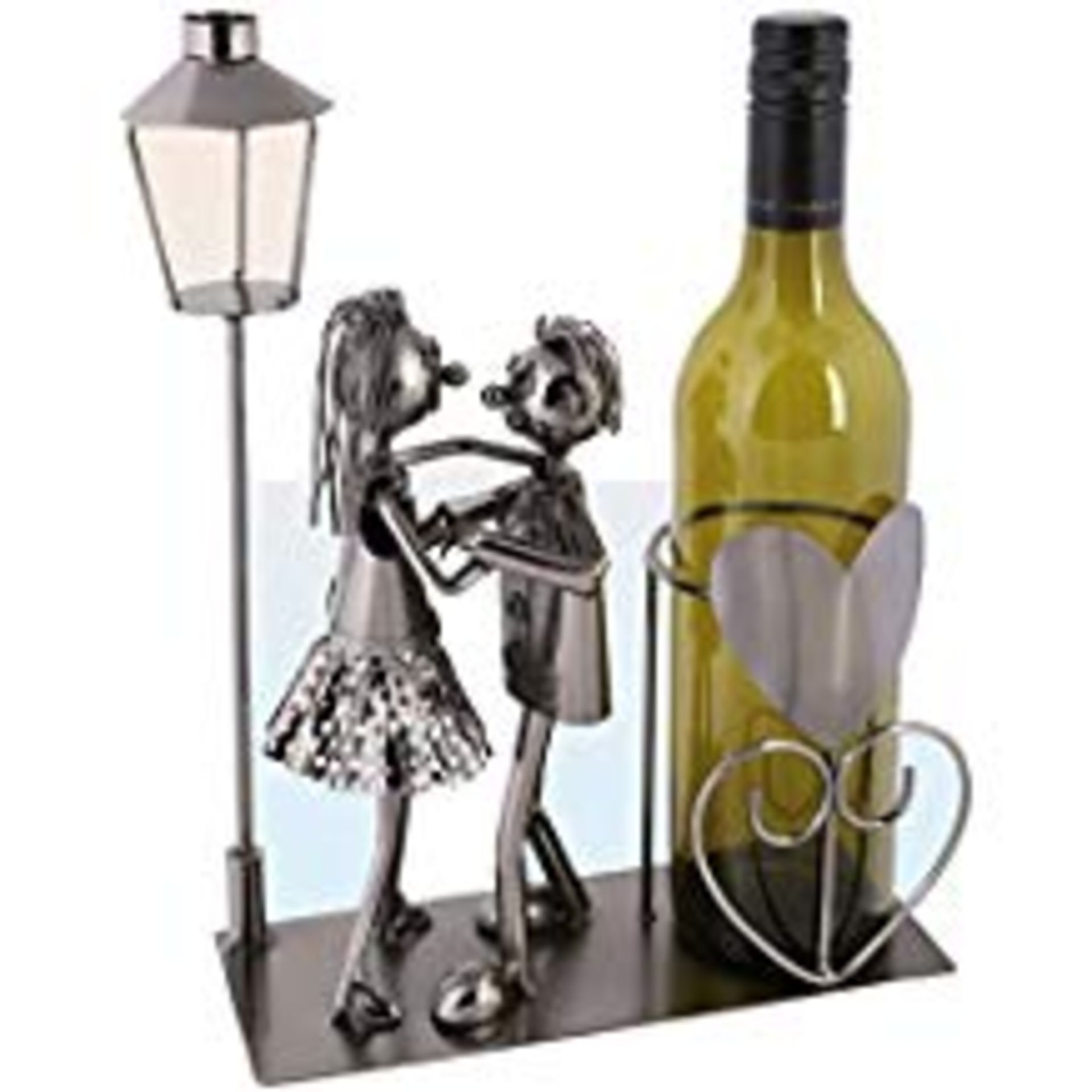 Two Dancing Couple Wine Bottle Holder - Image 2 of 2