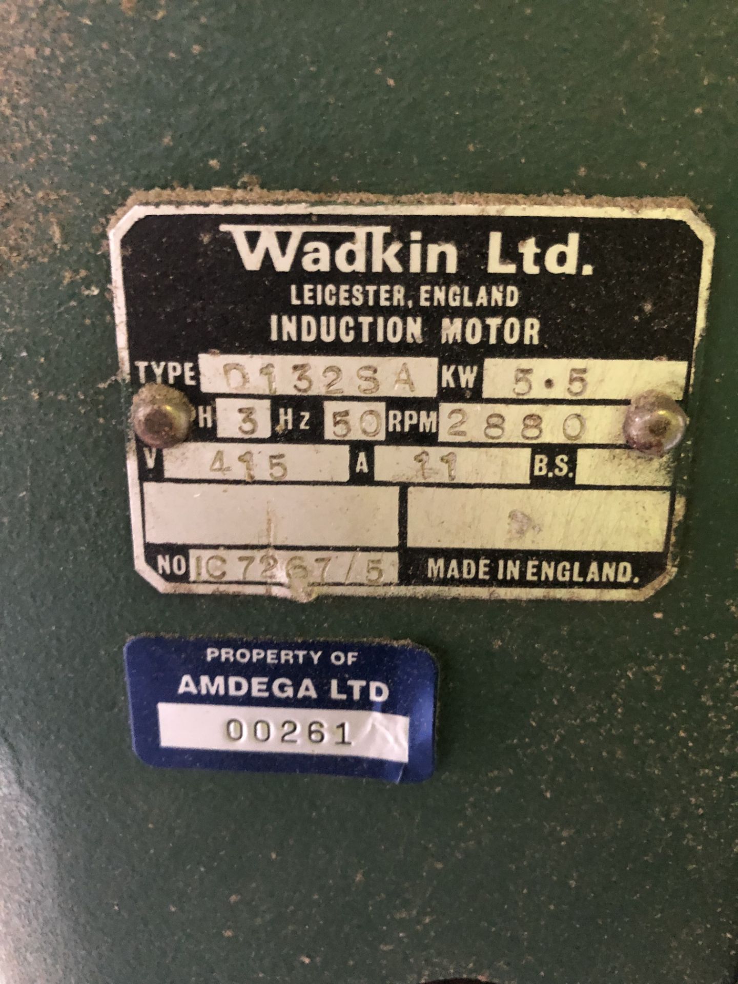 Wadkin PP 1210 Circular Saw, test no. 88194, 415V - Image 4 of 7