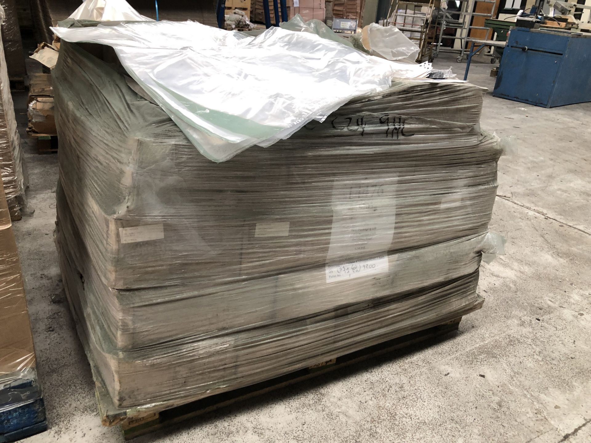 Approx. ½ Pallet of Polythene Bags, 750mm x 1250mm