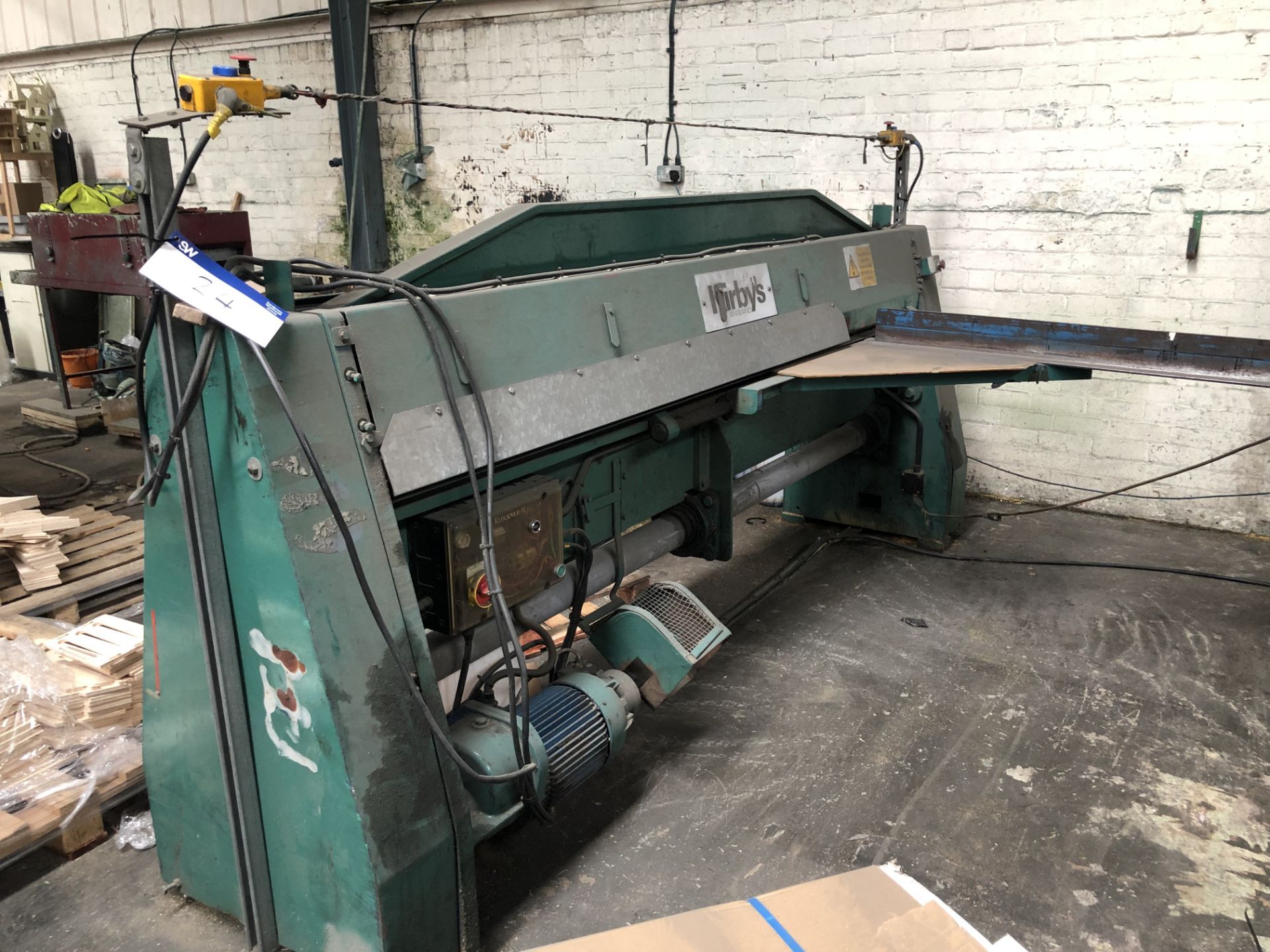 Kirbys SBBS 198 8ft Bending & Creasing Machine