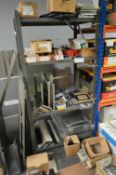 Assorted Stock & Equipment, as set out on one bay
