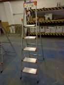 Five Rise Folding Alloy Stepladder