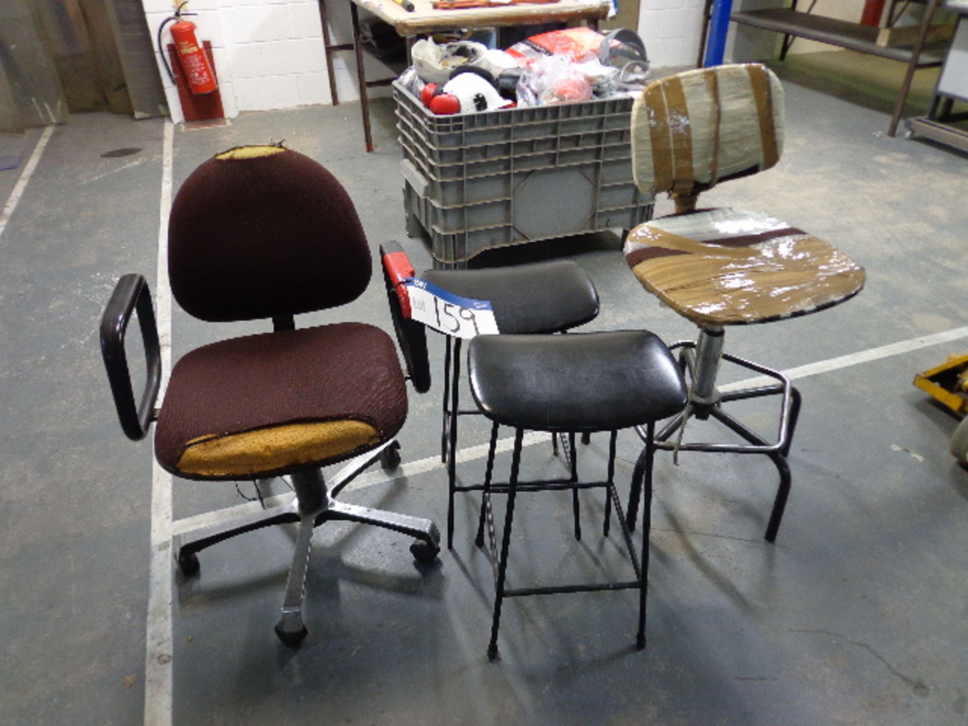 Assorted Chairs & Stools, as set out