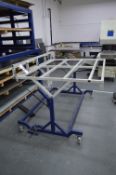 Mobile Sheet Table/ Feed, approx. 1.36m x 1.7m
